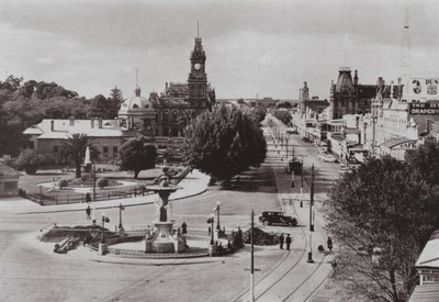 Een uitzicht op Bendigo, Victoria door Photographer Australian
