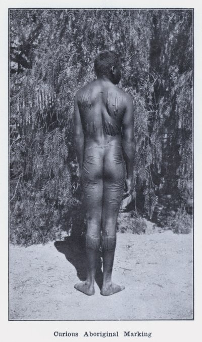 Curieuze Aboriginal-markering door Photographer Australian
