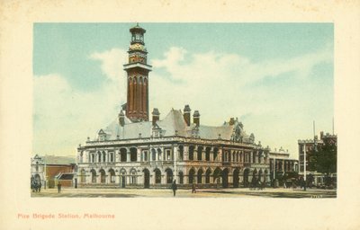 Brandweer Kazerne, Melbourne, Victoria, Australië (foto) door Photographer Australian