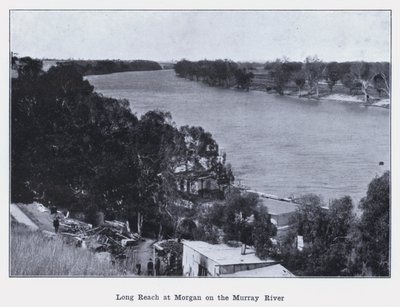 Long Reach bij Morgan aan de Murray River door Photographer Australian