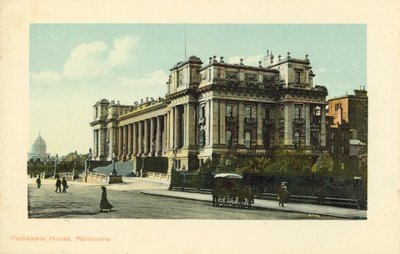 Parlementsgebouw, Melbourne, Victoria, Australië door Photographer Australian