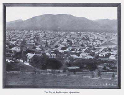 De stad Rockhampton, Queensland door Photographer Australian