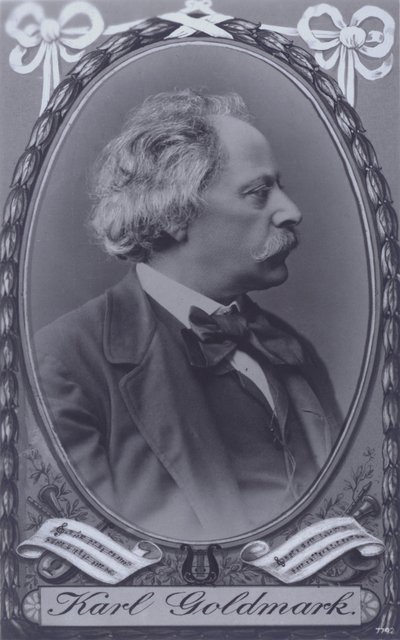 Karl Goldmark, Hongaarse componist door Photographer Austrian