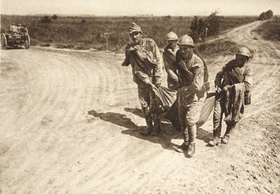 Een scène aan het front ten noorden van Focsani door Photographer German