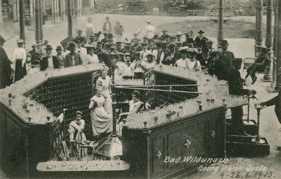 Bad Wildungen. Ansichtkaart verzonden in 1913. door Photographer German