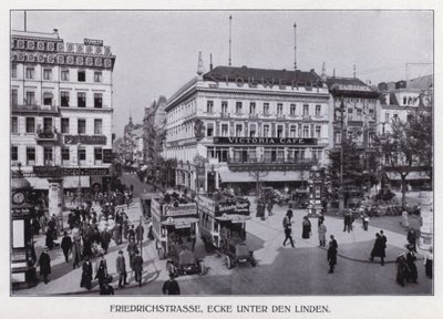Berlijn: Friedrichstrasse, hoek Unter den Linden door Photographer German