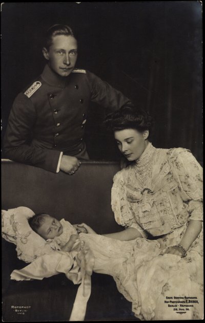 Kroonprins Paar, Friedrich Wilhelm, Cecilie, RPH 1418 door Photographer German