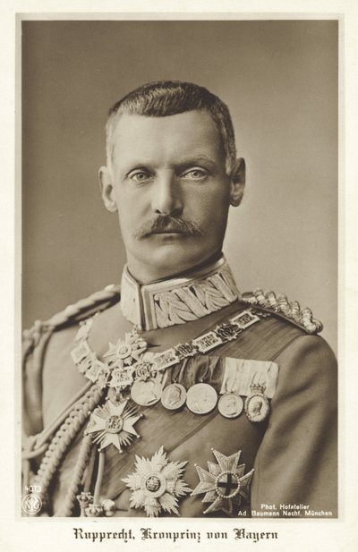 Kroonprins Rupprecht van Beieren door Photographer German