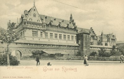 Germanisches Nationalmuseum, Neurenberg door Photographer German