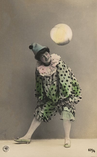 Meisje verkleed als clown door Photographer German