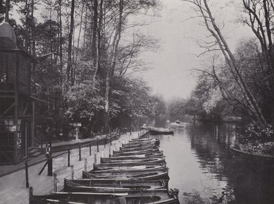 Im Tiergarten, Bootstation am Neuen See door Photographer German