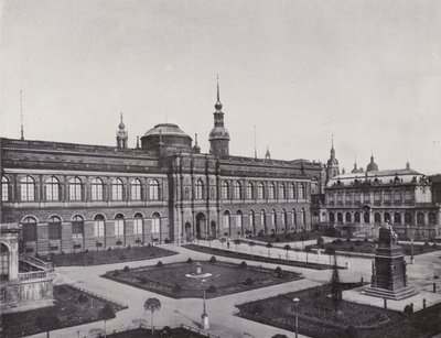 Koninklijke Schilderijgalerij, uitzicht vanaf de Zwinger door Photographer German