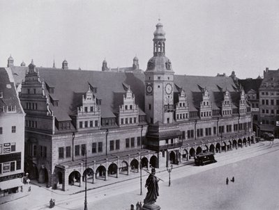 Leipzig: Oude stadhuis door Photographer German