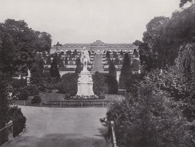 Potsdam, Denkmal Friedrich Des Grossen Und Blick Auf Das Schloss Sanssouci door Photographer German