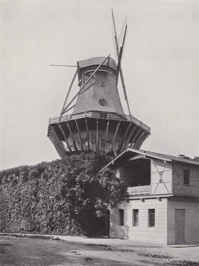 Potsdam, Sanssouci, Historische Molen door Photographer German
