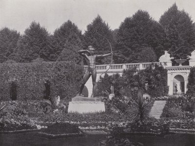 Potsdam, Siciliaanse Tuin, Boogschutter (zw/w foto) door Photographer German