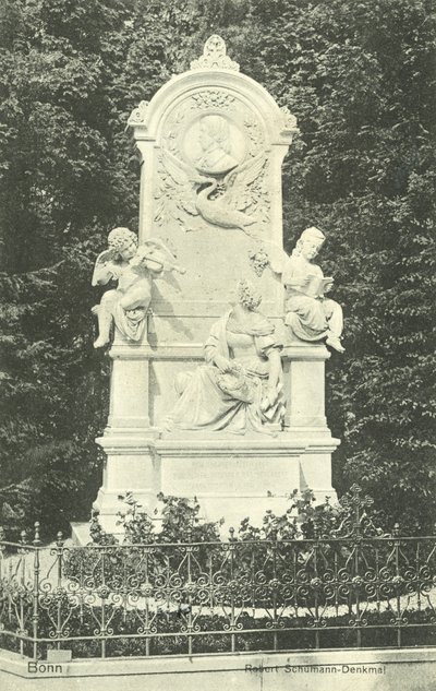 Robert Schumann Memorial, Bonn, Duitsland door Photographer German