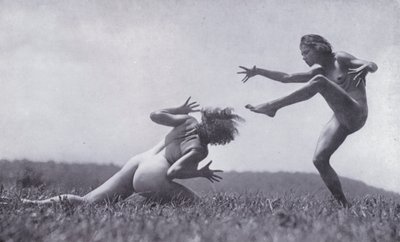 Het mooie lichaam, fysieke cultuur voor vrouwen (zwart-wit foto) door Photographer German