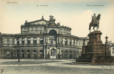 Het Operahuis, Dresden door Photographer German