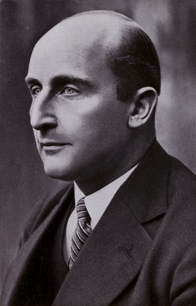 Werner March, Duitse architect die het stadion ontwierp voor de Olympische Spelen van 1936 in Berlijn, Duitsland (zw/w foto) door Photographer German