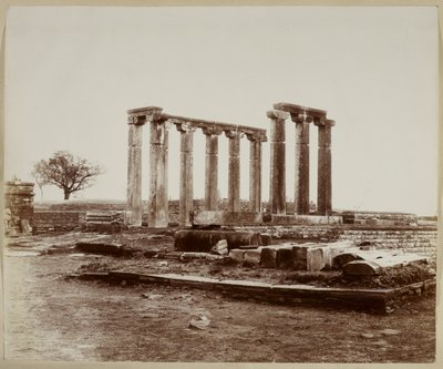 Sanchi, Tempel 18, algemeen zicht vanuit het noordwesten door Photographer Indian