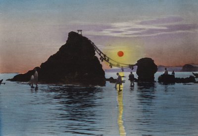 Japan, ca. 1912: Futamigaura, Ise door Photographer Japanese