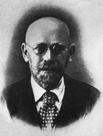 Janusz Korczak (zwart-wit foto) door Photographer Polish