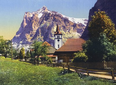 Grindelwald, Wetterhorn (foto) door Photographer Swiss