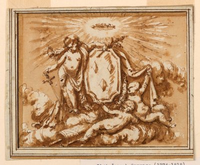 Ontwerp voor een bovendeur door Piat Joseph Sauvage