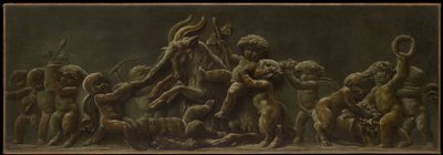Infant Bacchanal, 1780s door Piat Joseph Sauvage