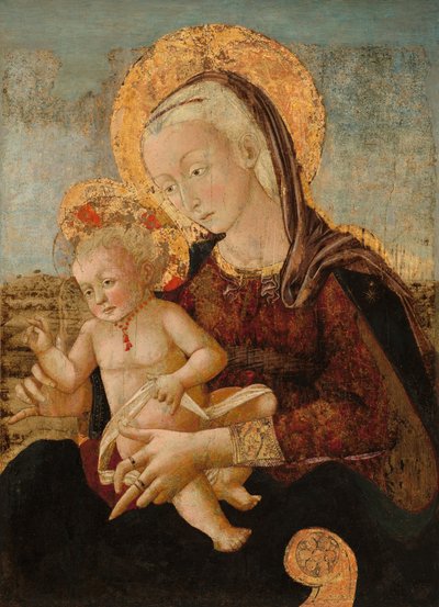 Madonna en Kind door Pier Francesco Fiorentino