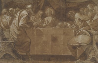 Het laatste avondmaal, ca. 1608 door Pier Francesco Mazzucchelli