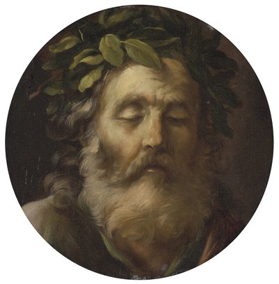 Portret van de dichter Homerus door Pier Francesco Mola