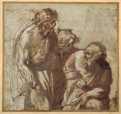 Sint Petrus ontkent Christus door Pier Francesco Mola
