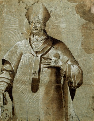 Sint Charles Borromee door Pier Francesco Morazzone