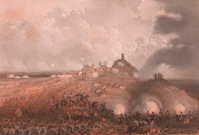 Aanval door de Fransen bij Solferino, Lombardije door Blaise Nicolas Le Sueur