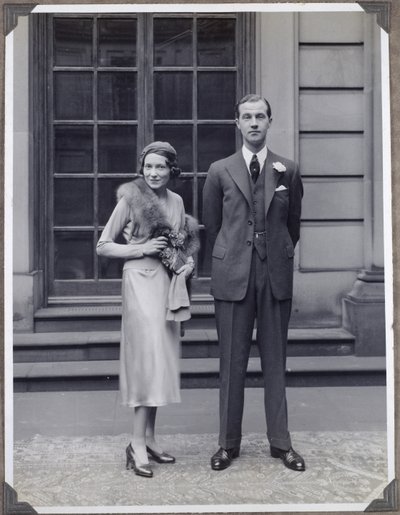 Lord Charles Cavendish en Adele Astaire op hun trouwdag door Blaise Nicolas Le Sueur