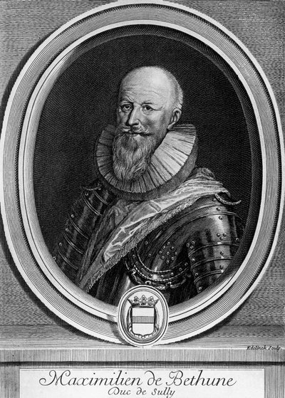 Portret van Maximilien de Bethune door Blaise Nicolas Le Sueur