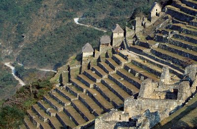 Terrassen, Machu Picchu (Unesco Werelderfgoedlijst) door Blaise Nicolas Le Sueur