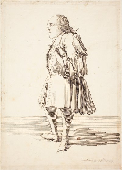Abt Antonio Niccolini door Pier Leone Ghezzi