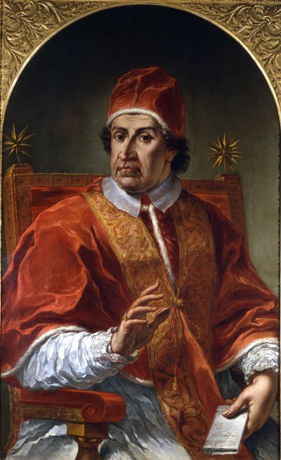 Clement XI (1649 - 1721) (schilderij) door Pier Leone Ghezzi