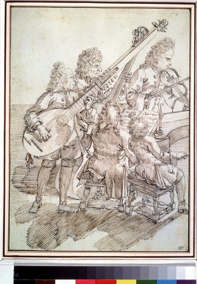Het concert door Pier Leone Ghezzi