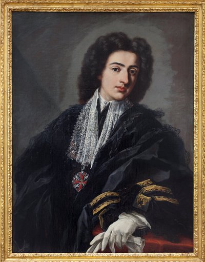Portret van Carlo Albani door Pier Leone Ghezzi