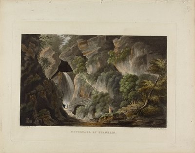 Waterval bij Shanklin door Piercy Roberts