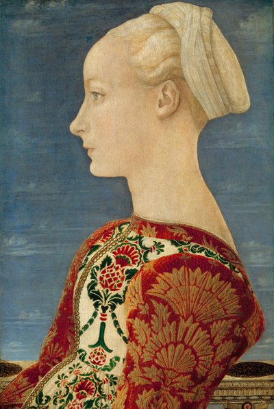 Profielportret van een Jonge Dame, ca.1465 door Piero del Pollaiuolo