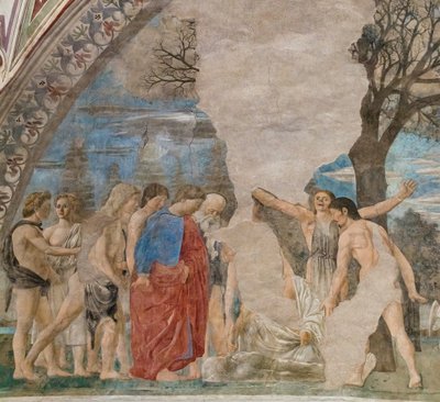 Dood van Adam (detail) door Piero della Francesca