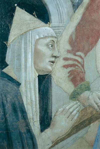 Ontdekking en verificatie van het Ware Kruis (detail) door Piero della Francesca