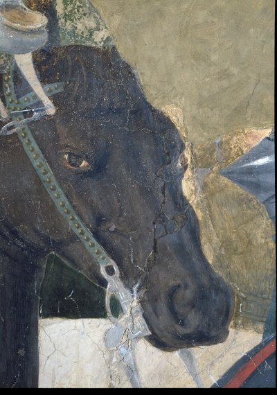 De Legende van het Ware Kruis (detail) door Piero della Francesca