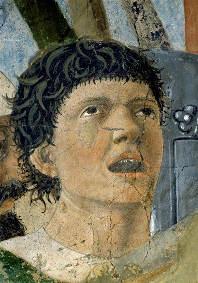 De Legende van het Ware Kruis (detail) door Piero della Francesca