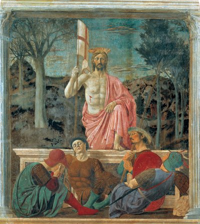 De Opstanding van Christus, 1463-65 door Piero della Francesca